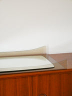 Grand Miroir En Plexi, Forme Rectangulaire, Design, 1970 - 65 X 36 Cm