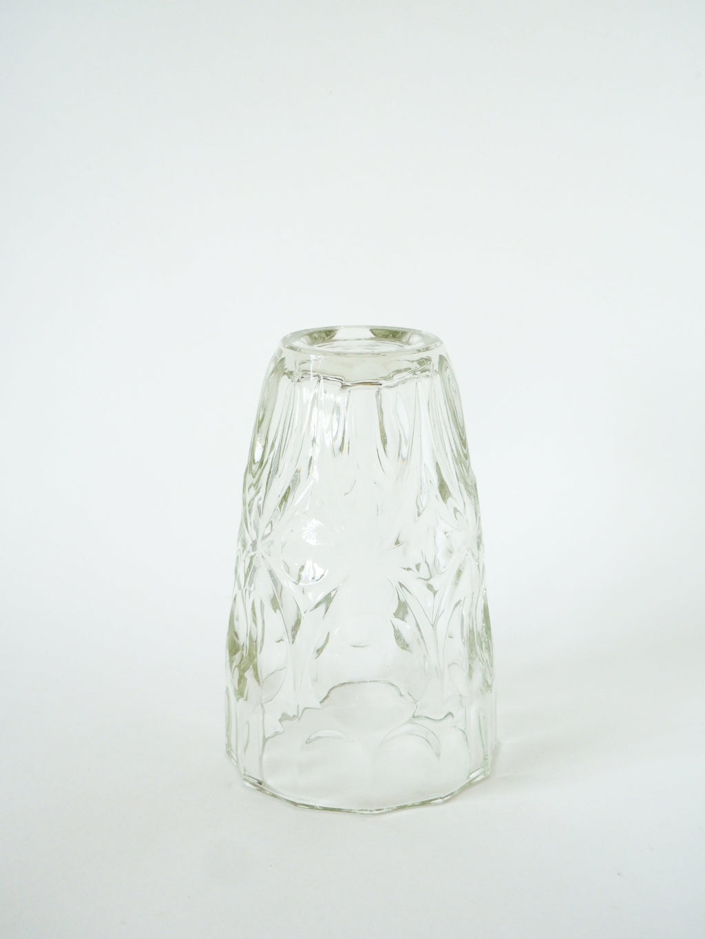 Grand Vase En Verre Moulé, Art Déco, 1930 - 20 X 14 Cm