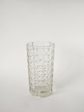 Grand Vase En Verre Pressé Moulé, Made In Italy, 1970