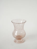 Vase En Verre Bullé De Biot, Rose, 1960