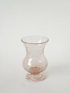 Vase En Verre Bullé De Biot, Rose, 1960