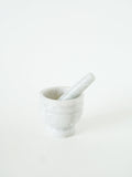 Mortier Et Pilon En Albâtre, 1970 - 8 X 8 Cm