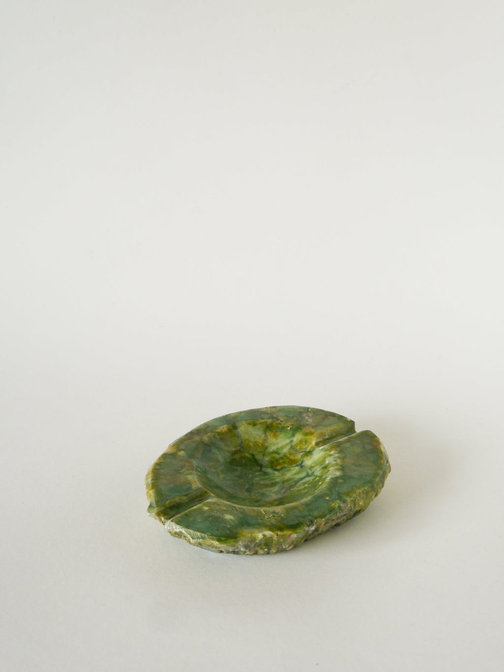Cendrier En Albâtre, Vert, 1960