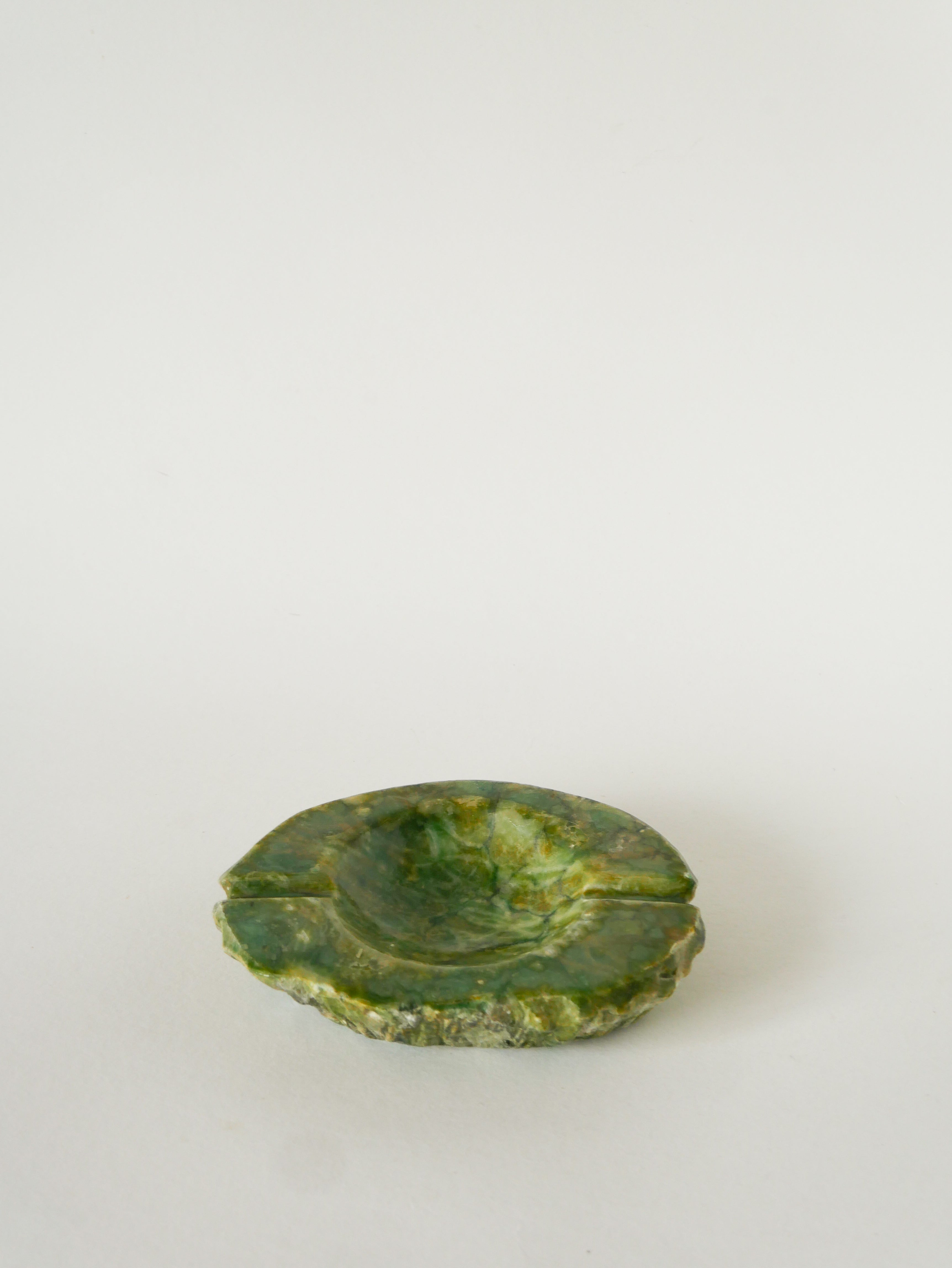 Cendrier En Albâtre, Vert, 1960