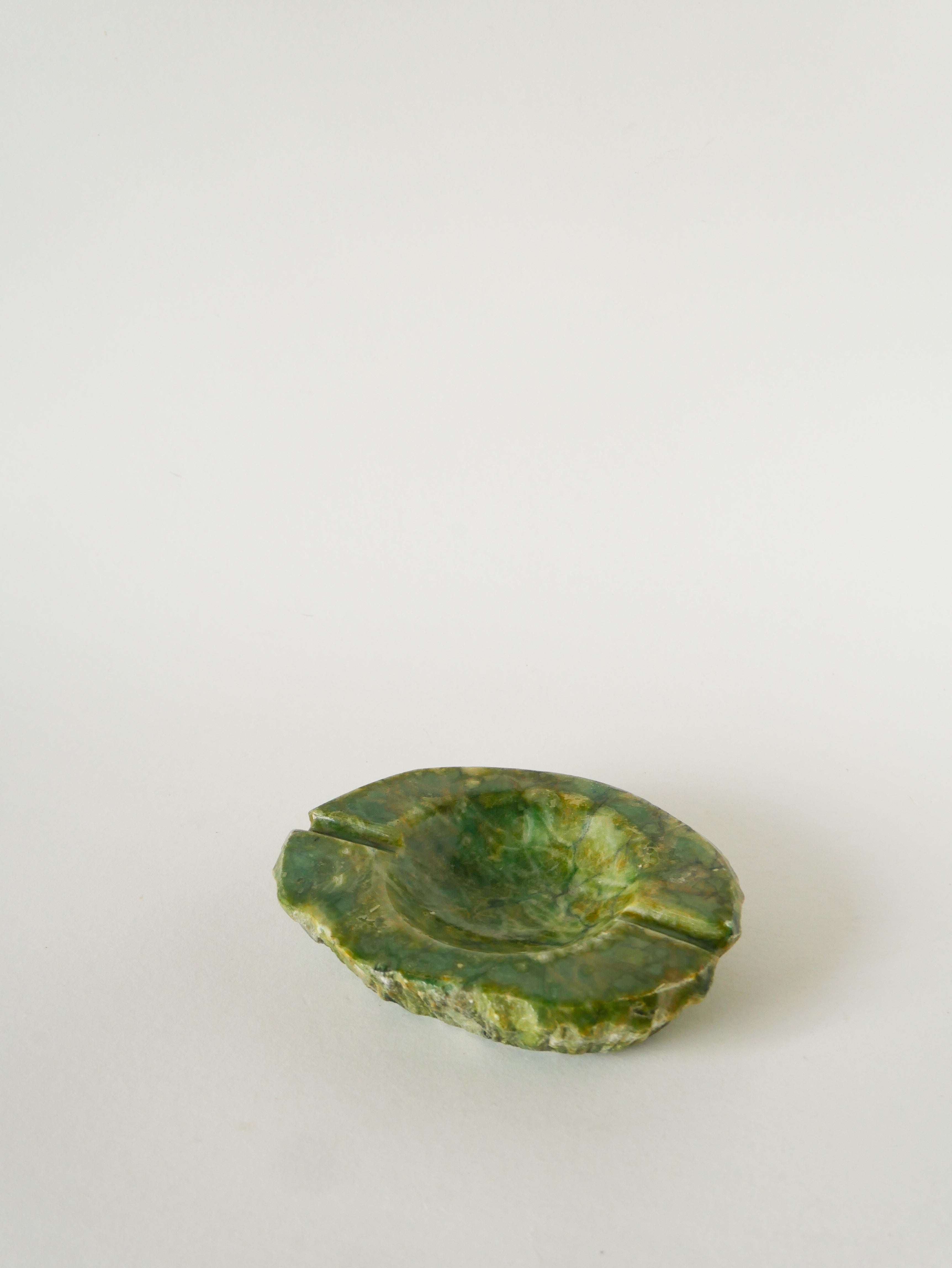Cendrier En Albâtre, Vert, 1960
