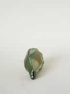 Vide-Poche En Barbotine, Huître, 1970 - 14.5 X 9 Cm