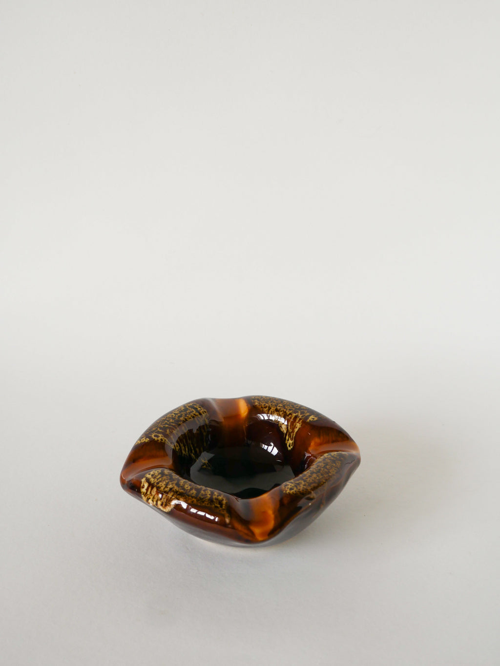 Vide-Poche Mortier En Céramique, Marron, 1970