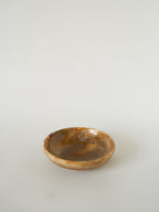 Grand Vide-Poche En Albâtre, Forme Ronde, Marron, Design, 1970 - 15 X 15 Cm