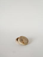 Petite Boîte En Albâtre, Forme Ronde, Beige, Design, 1970 - 7 Cm