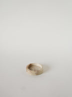 Petite Boîte En Albâtre, Forme Ronde, Beige, Design, 1970 - 7 Cm