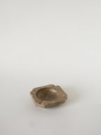 Cendrier En Marbre, Forme Hexagonale, Gris, 1970
