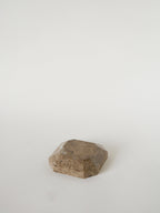 Cendrier En Marbre, Forme Hexagonale, Gris, 1970