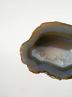 Cendrier En Albâtre, Forme Libre, Beige Et Violet, 1970