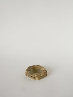 Cendrier En Albâtre, Forme Libre, Gris, Made In Germany, 1970