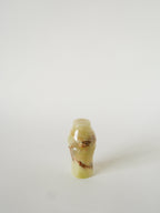 Mini Vase En Albâtre, Beige, 1970