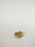 Vide-Poche En Onyx, Forme Trèfle, Vert Et Marron, 1970