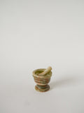Petit Mortier En Onyx, Vert Et Marron, 1970