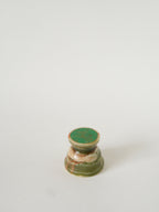 Petit Mortier En Onyx, Vert Et Marron, 1970