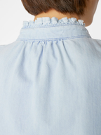 Top Deep V Ruffle Collar - Thrill