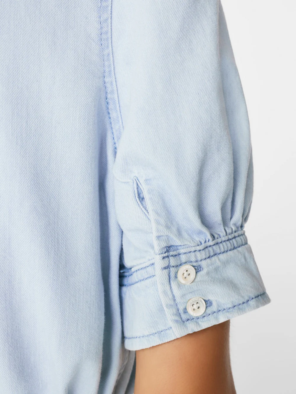 Top Deep V Ruffle Collar - Thrill