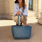 Sac À Main Delhi Medium - Bleu Clair