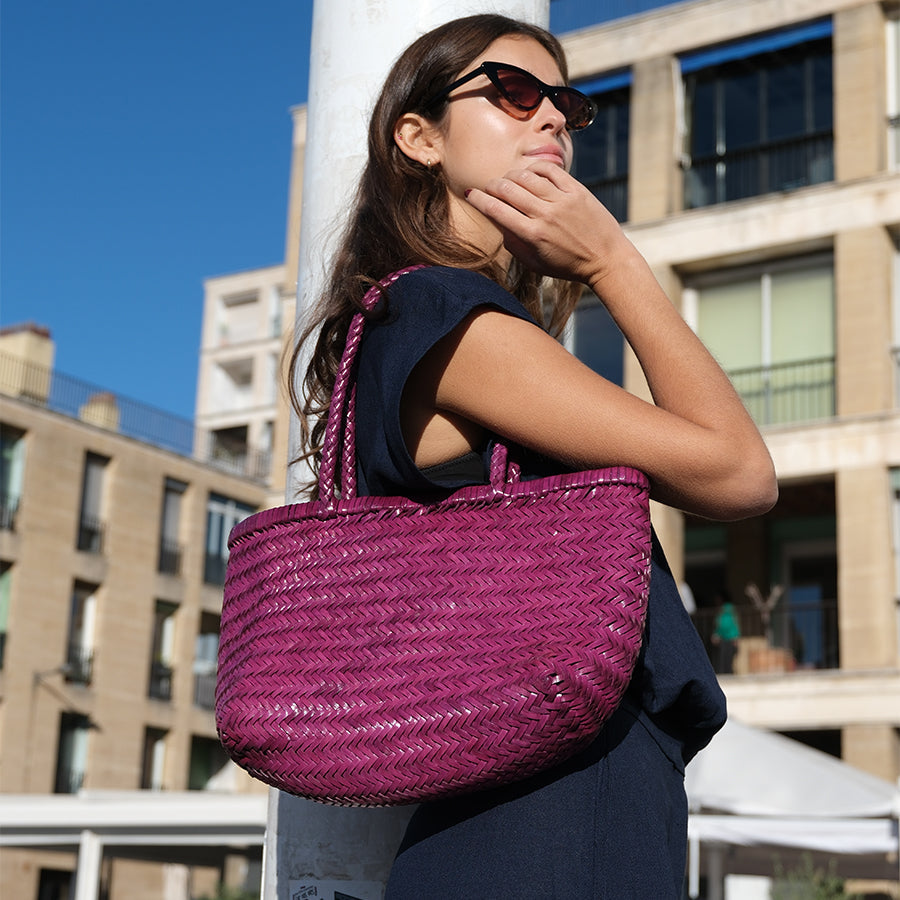 Sac À Main Delhi Medium - Burgundy