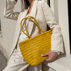 Sac À Main Delhi Medium - Jaune Citron