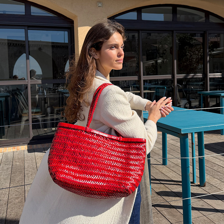 Sac À Main Delhi Medium - Rouge