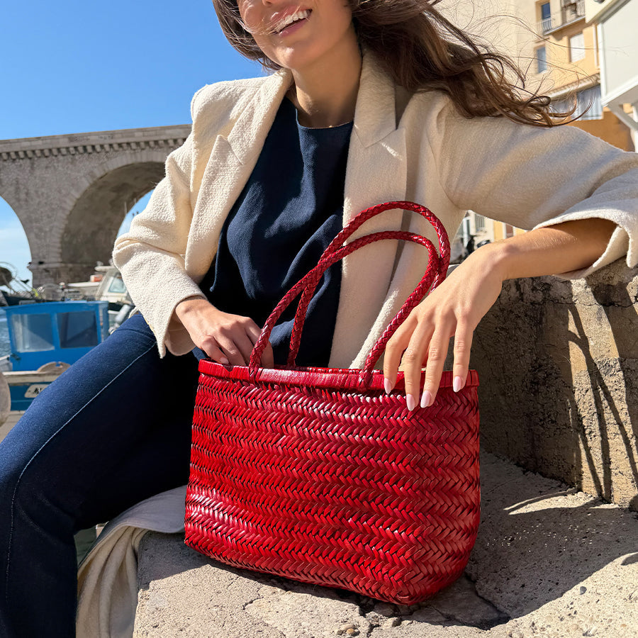 Sac À Main Delhi Medium - Rouge