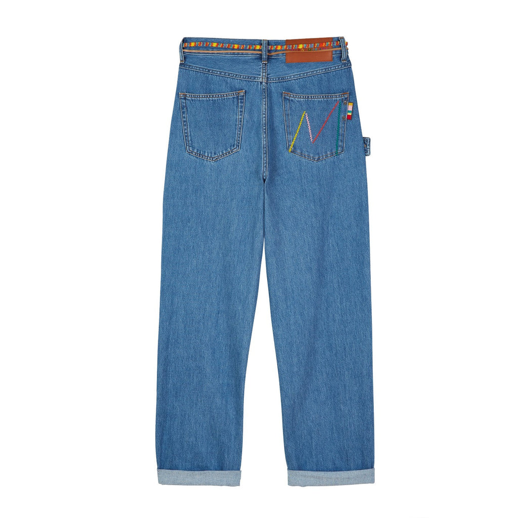 Jean Embroidered Denim