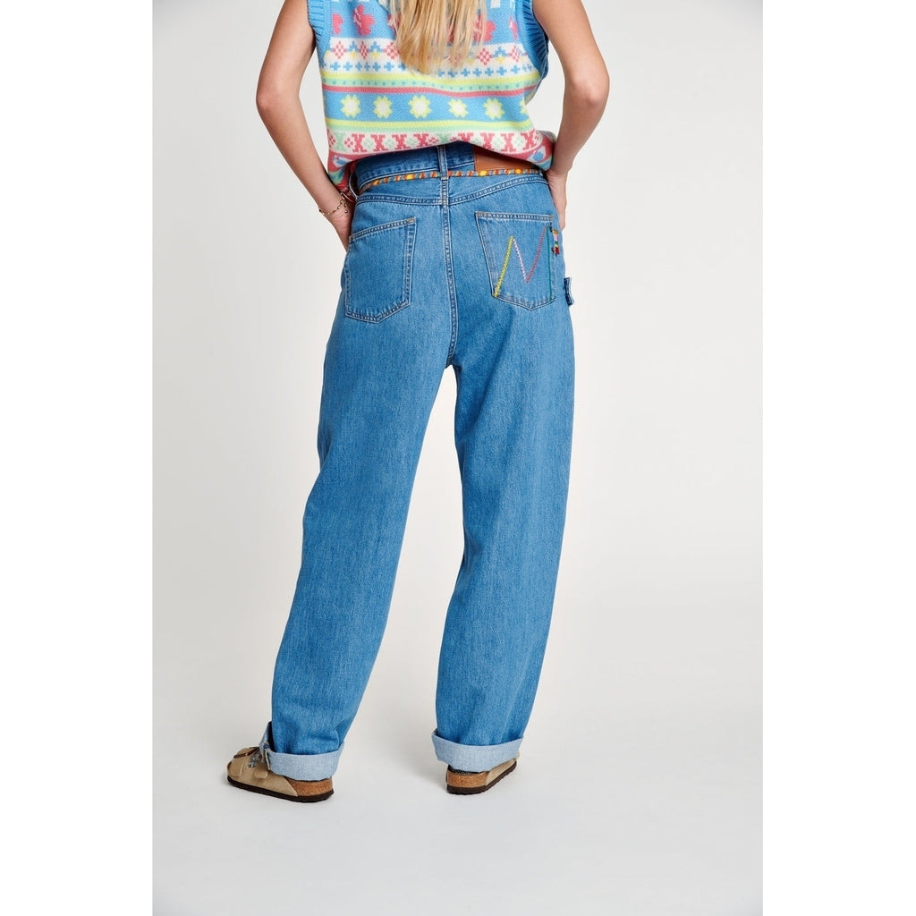 Jean Embroidered Denim