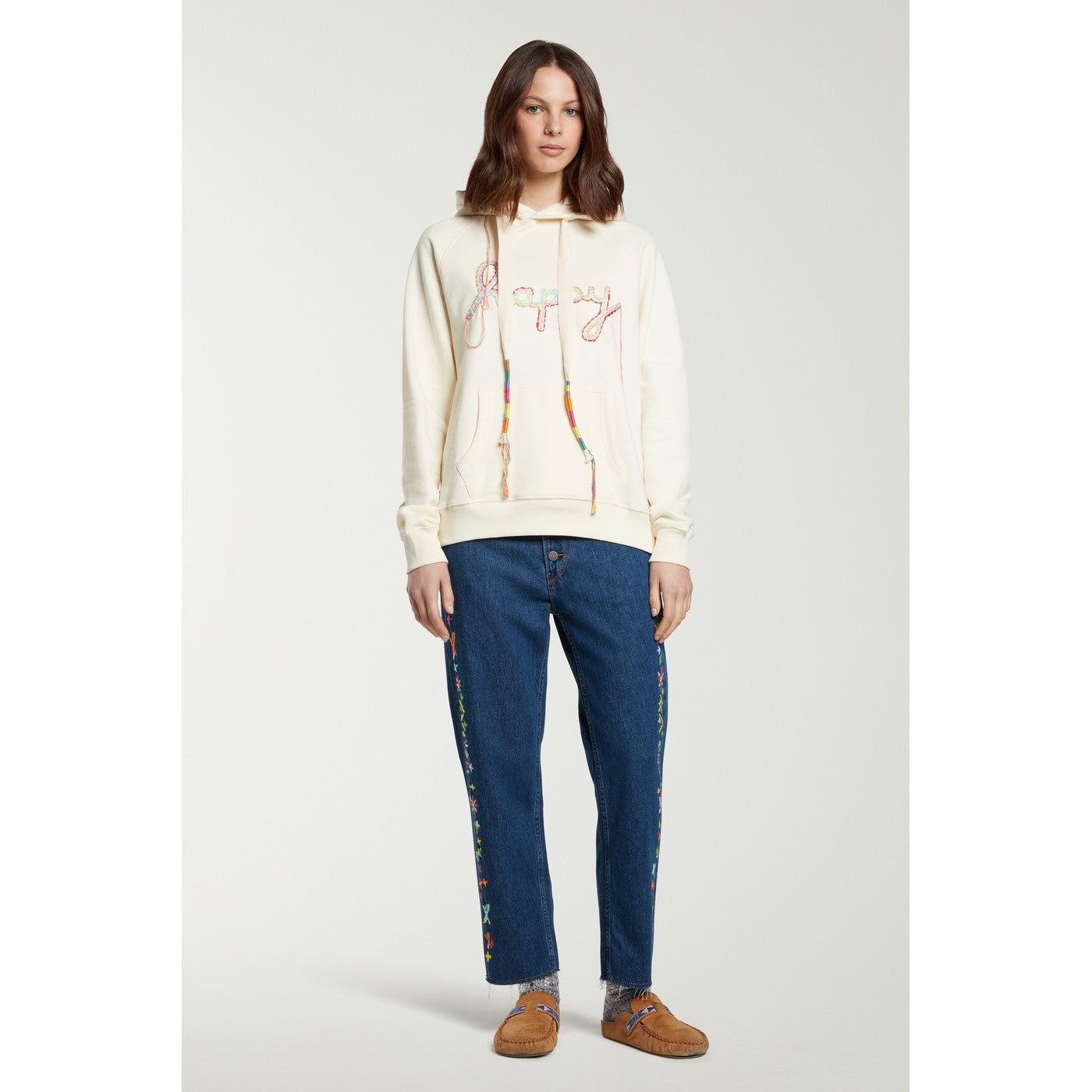 Jean Fair Isle Embroidered