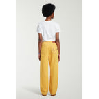 Jean Resin Wash Contrast Stitch Yellow