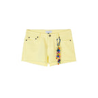 Short Yellow Denim With Keyring