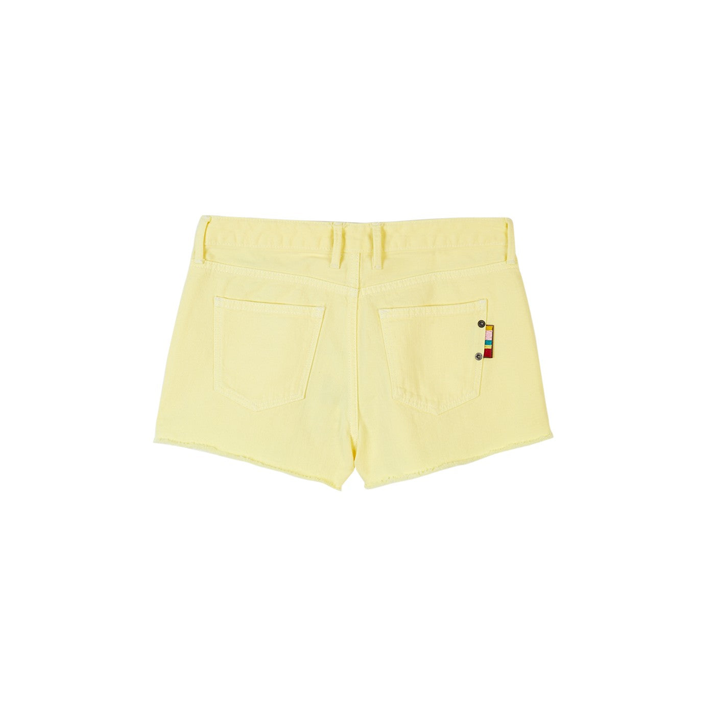 Short Yellow Denim With Keyring