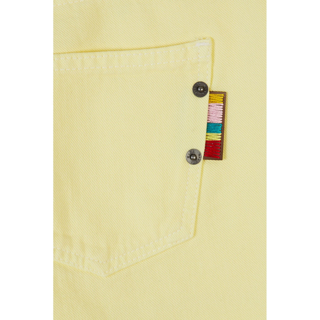 Short Yellow Denim With Keyring