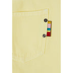 Short Yellow Denim With Keyring