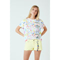 Short Yellow Denim With Keyring