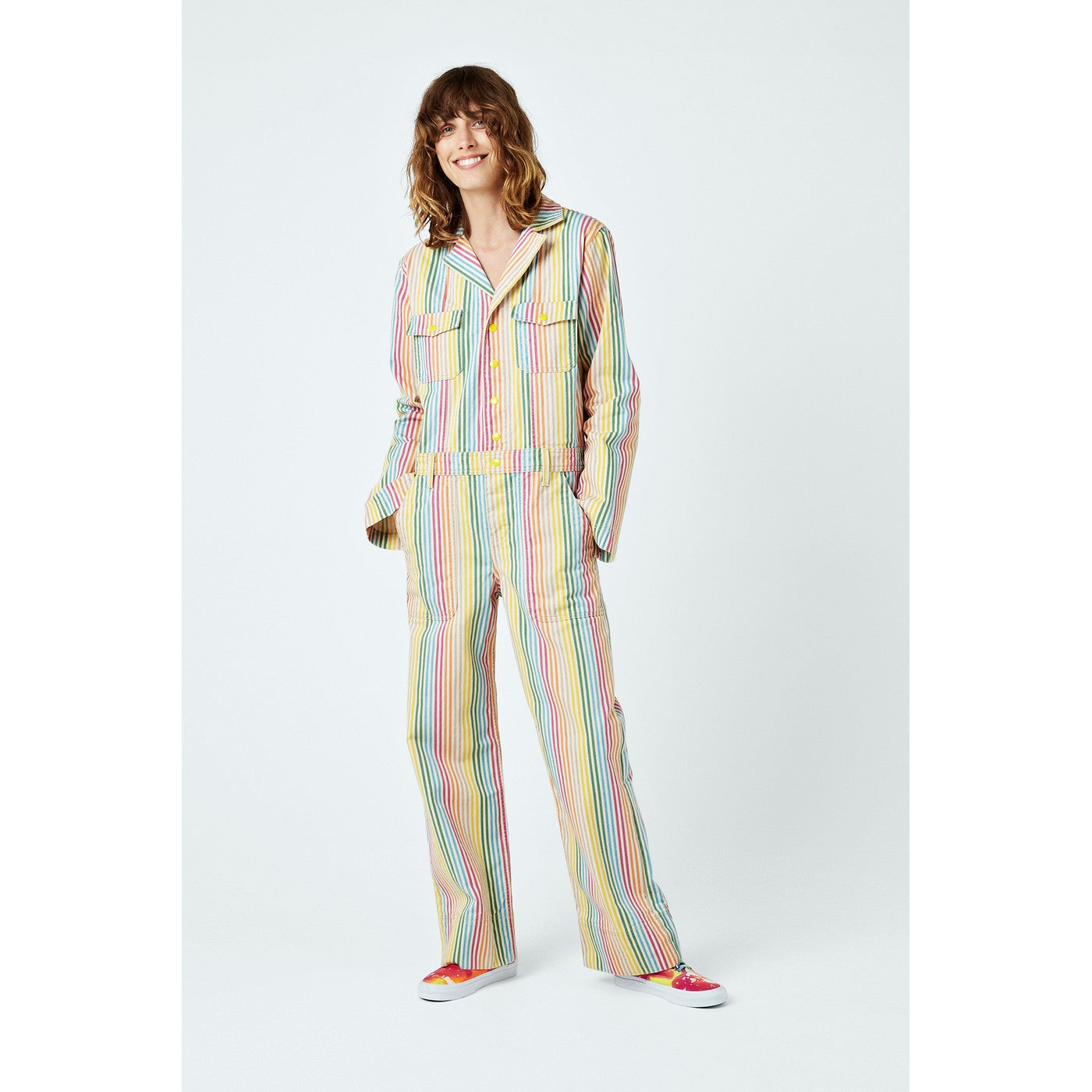Combinaison Rainbow Stripe Denim