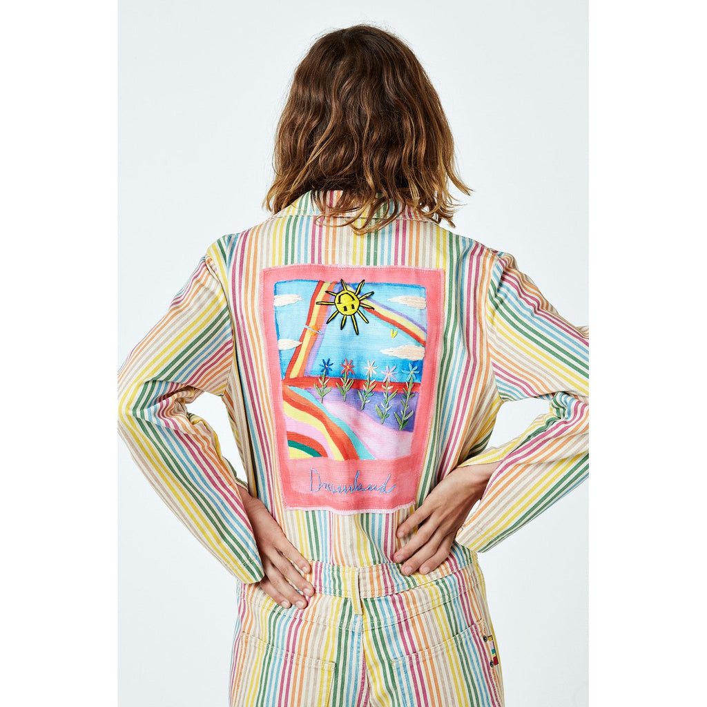 Combinaison Rainbow Stripe Denim