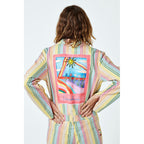 Combinaison Rainbow Stripe Denim