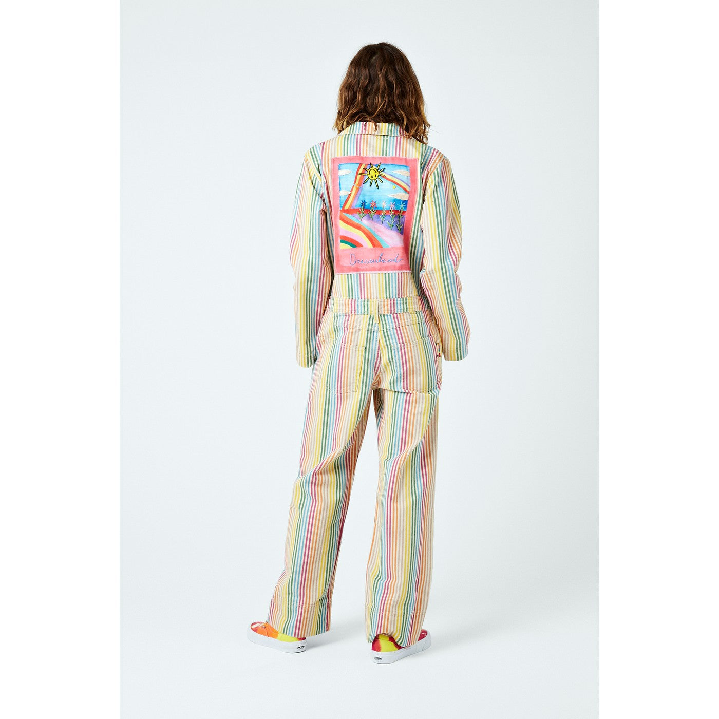 Combinaison Rainbow Stripe Denim