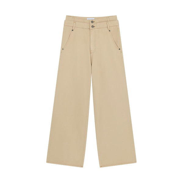 Jean Double Waistband Straight Leg