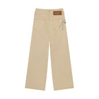 Jean Double Waistband Straight Leg