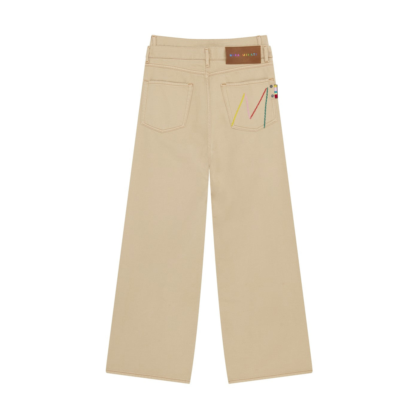 Jean Double Waistband Straight Leg