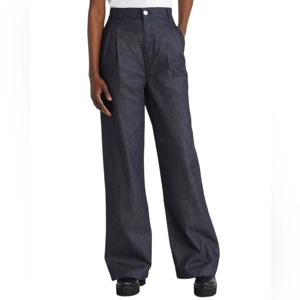 Pantalon Denim Pleated Chino - Rinse