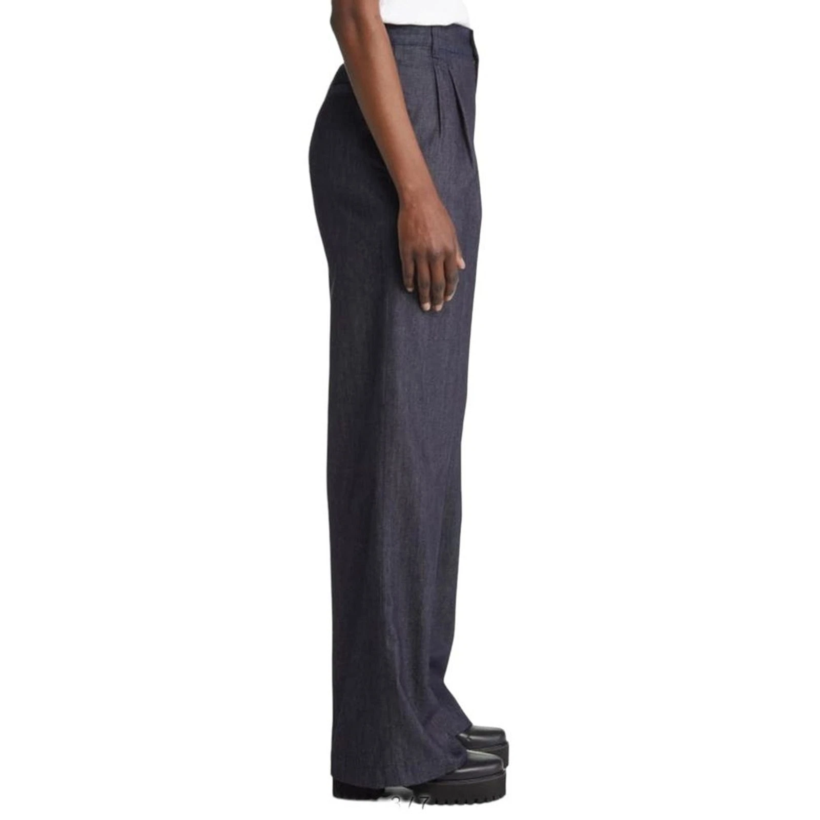 Pantalon Denim Pleated Chino - Rinse