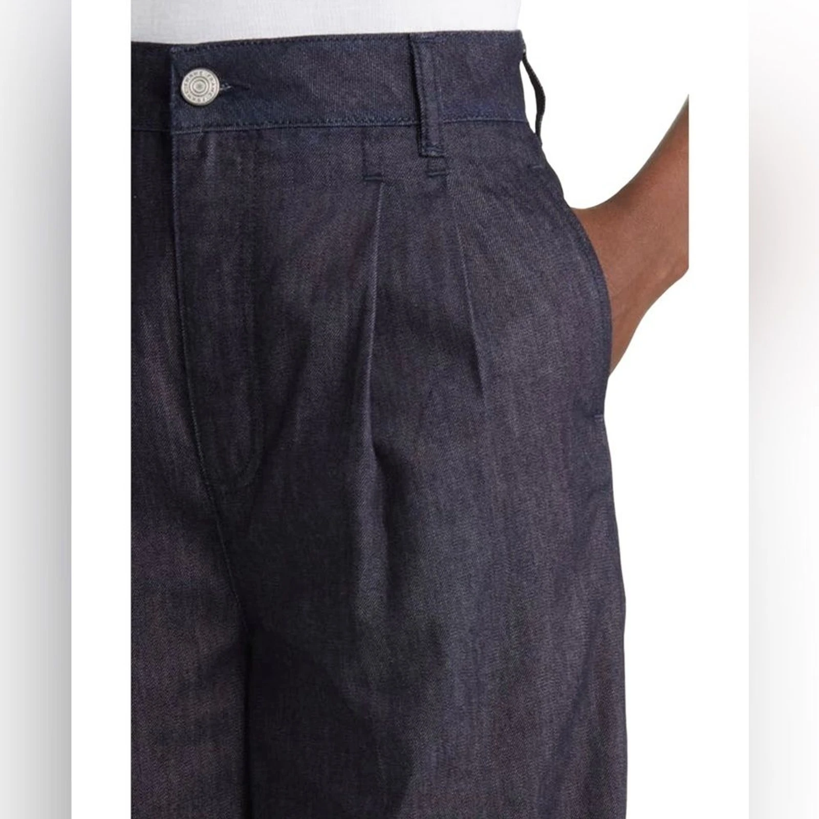 Pantalon Denim Pleated Chino - Rinse