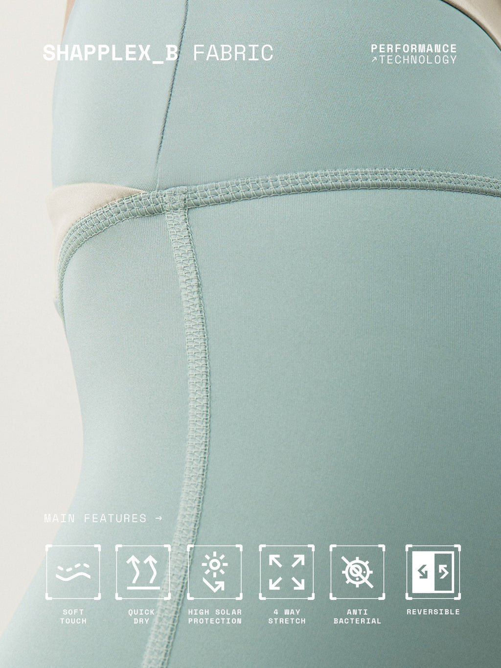 Legging Duo - Gris Jade/Pierre - Femme