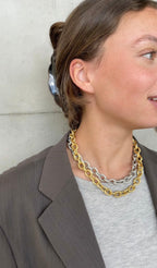 Collier Striped Bold Chain